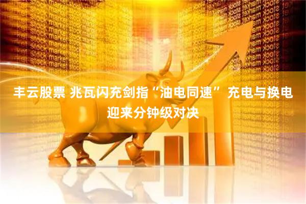 丰云股票 兆瓦闪充剑指“油电同速” 充电与换电迎来分钟级对决